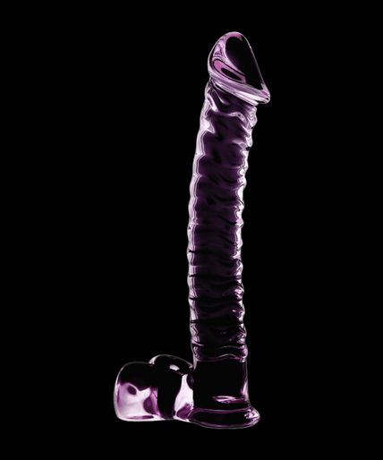 NEBULA SERIES BY IBIZA - MODEL 23 DILDO BOROSILICATE GLASS PINK 21.5 CM -O- 4 CM