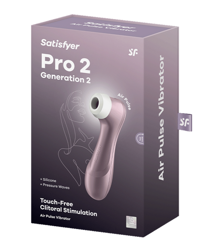 SATISFYER - PRO 2 AIR PULSE STIMULATOR VIOLET