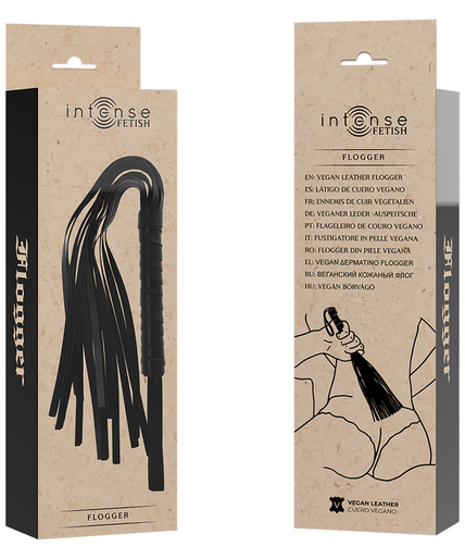 INTENSE - FETISH VEGAN LEATHER FLOGGER