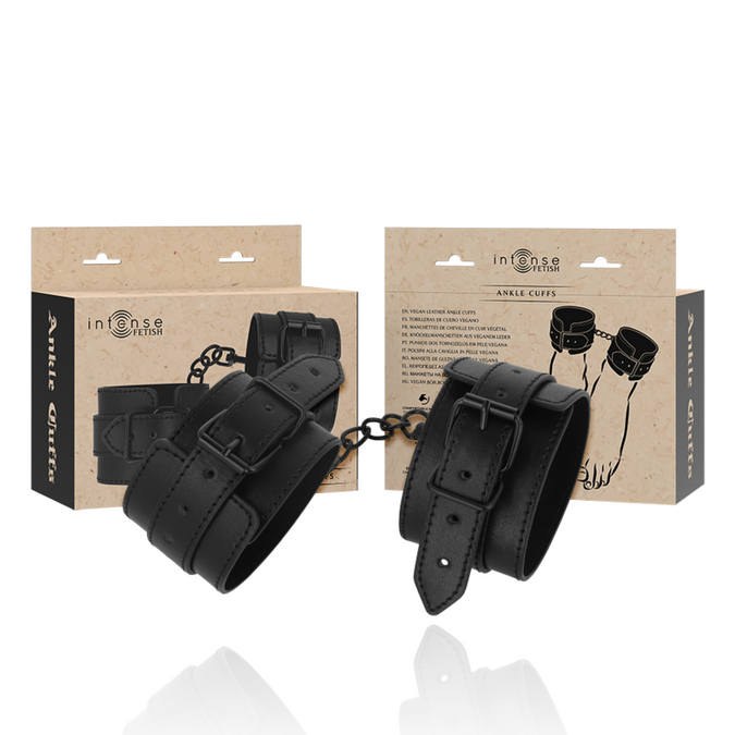 Intense – Fetish Vegan Leather Ankle Cuffs