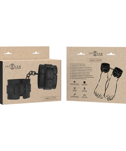 INTENSE - FETISH VEGAN LEATHER ANKLE CUFFS