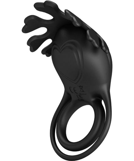 PRETTY LOVE - RUBEN VIBRATOR RING 7 VIBRATIONS BLACK SILICONE