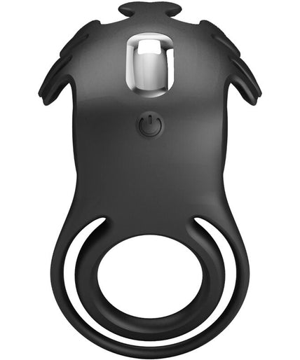 PRETTY LOVE - RUBEN VIBRATOR RING 7 VIBRATIONS BLACK SILICONE