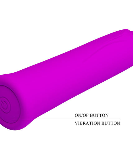 Pretty Love – Curtis Mini Super Power Vibrator 12 Vibrationen Violettes Silikon
