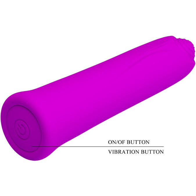 Pretty Love – Curtis Mini Super Power Vibrator 12 Vibrationen Violettes Silikon