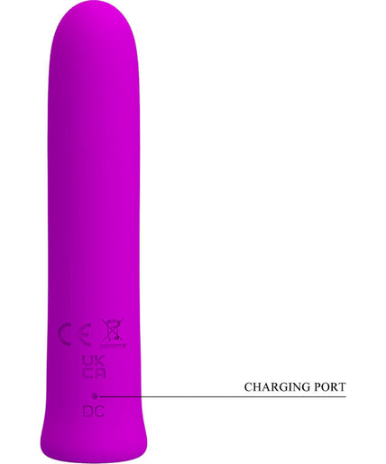 Pretty Love – Curtis Mini Super Power Vibrator 12 Vibrationen Violettes Silikon