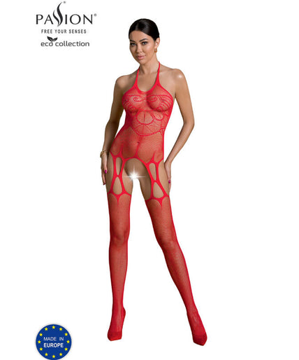 PASSION - ECO COLLECTIE BODYSTOCKING ECO BS002 ROOD