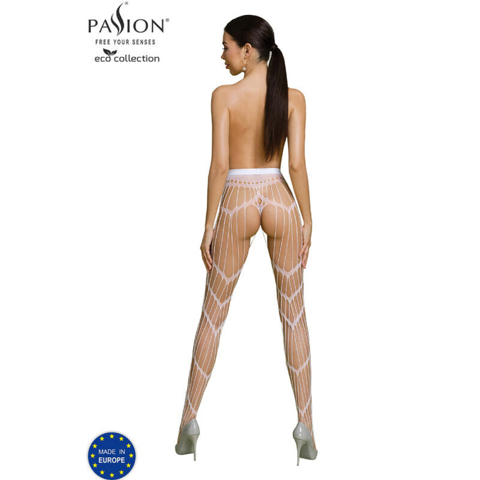 PASSION - ECO COLLECTIE BODYSTOCKING ECO S006 WIT