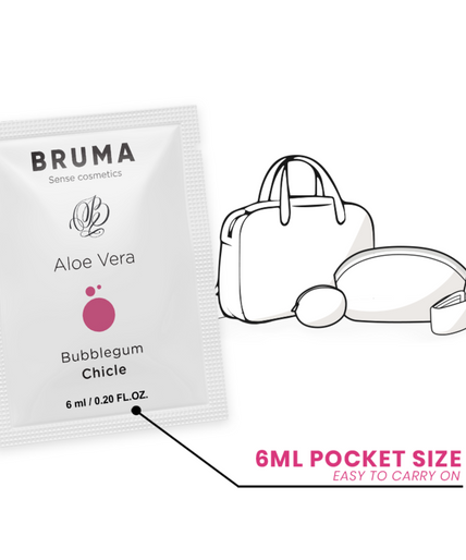 BRUMA - ALOË VERA GLIJGEL BUBBELGUM SMAAK 6 ML