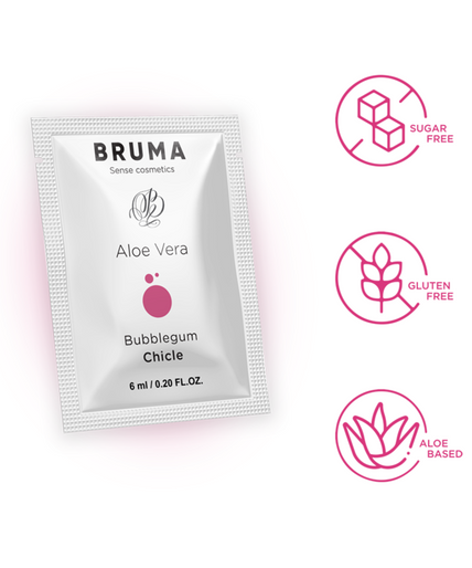 BRUMA - ALOË VERA GLIJGEL BUBBELGUM SMAAK 6 ML