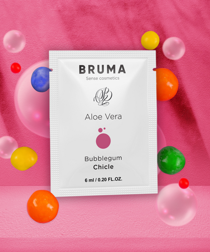 BRUMA - ALOË VERA GLIJGEL BUBBELGUM SMAAK 6 ML