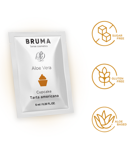 BRUMA - ALOE VERA GLIJGEL CUPCAKE SMAAK 6 ML