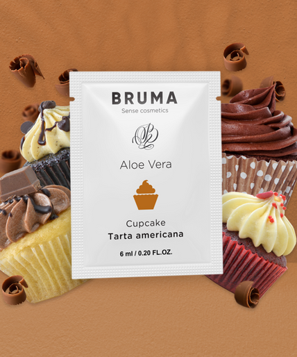 BRUMA - ALOE VERA GLIJGEL CUPCAKE SMAAK 6 ML