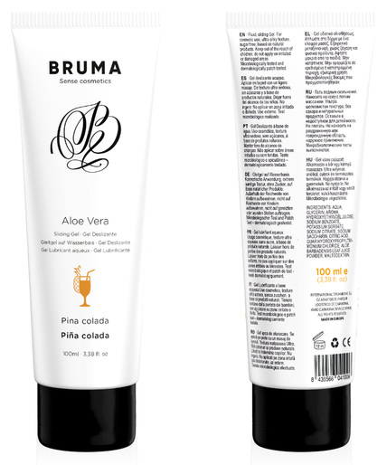 BRUMA - ALOË VERA GLIJGEL PINA COLADA SMAAK 100 ML