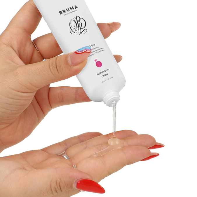 BRUMA - ALOE VERA GLIJGEL BUBBELGUM SMAAK 100 ML
