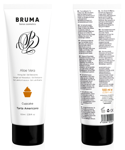 BRUMA - ALOË VERA GLIJGEL CUPCAKE SMAAK 100 ML