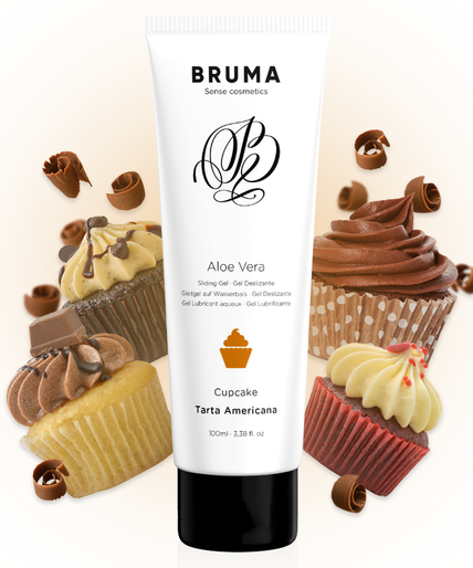 BRUMA - ALOË VERA GLIJGEL CUPCAKE SMAAK 100 ML