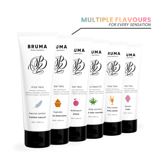 BRUMA - ALOE VERA GLIJGEL BUBBELGUM SMAAK 100 ML