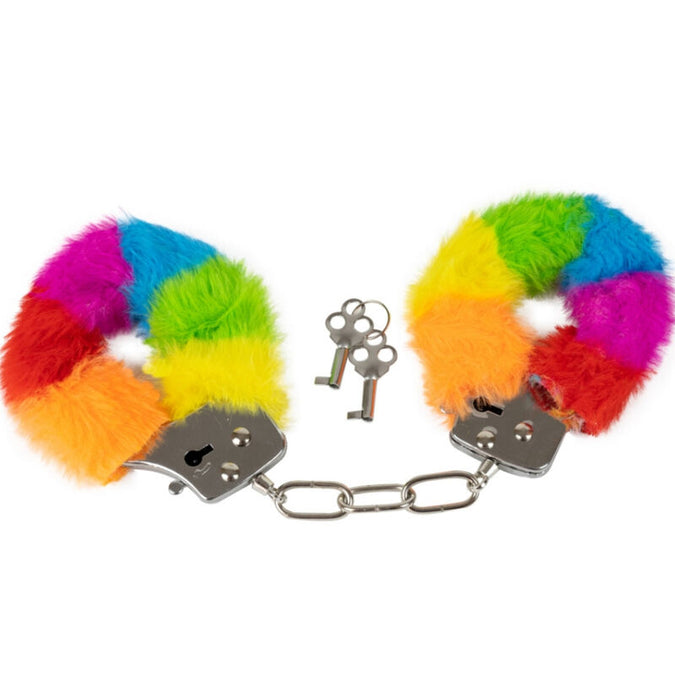 Spencer & Fleetwood – Regenbogen Gestreifte Metallhandschellen