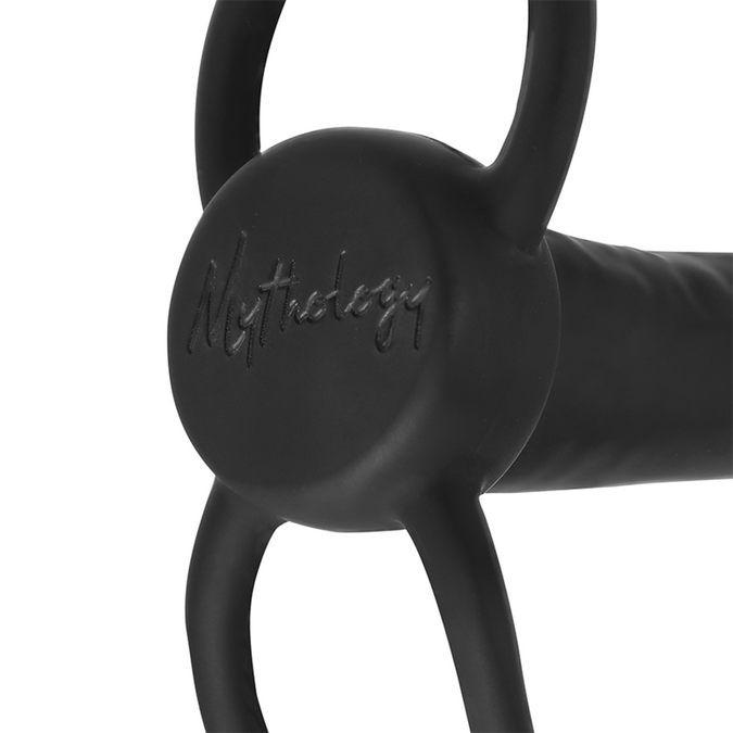 MYTHOLOGY - COBI ONYX ANALE DILDO MET COCK- EN BALRING 13 CM SILICONE