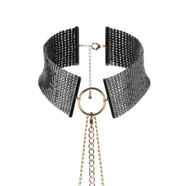 BIJOUX - DÉSIR MÉTALLIQUE ZWARTE METALEN KETTING