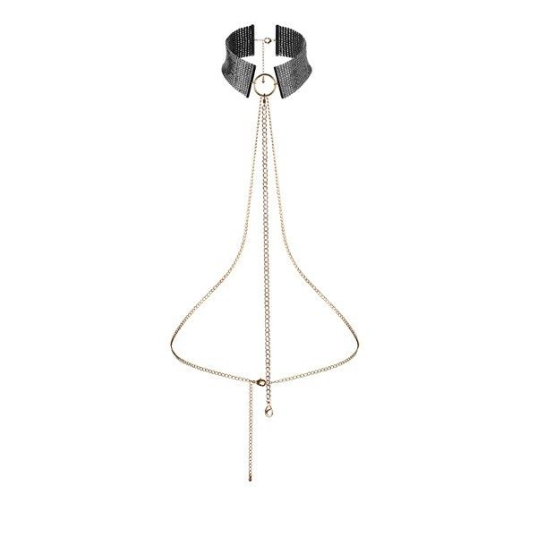BIJOUX - DÉSIR MÉTALLIQUE ZWARTE METALEN KETTING