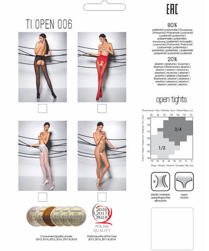 PASSION - TIOPEN 006 ZWARTE PANTY 1/2 30 DEN