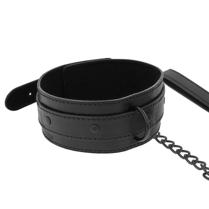 INTENSE - FETISJ VEGAN LEREN HALSBAND