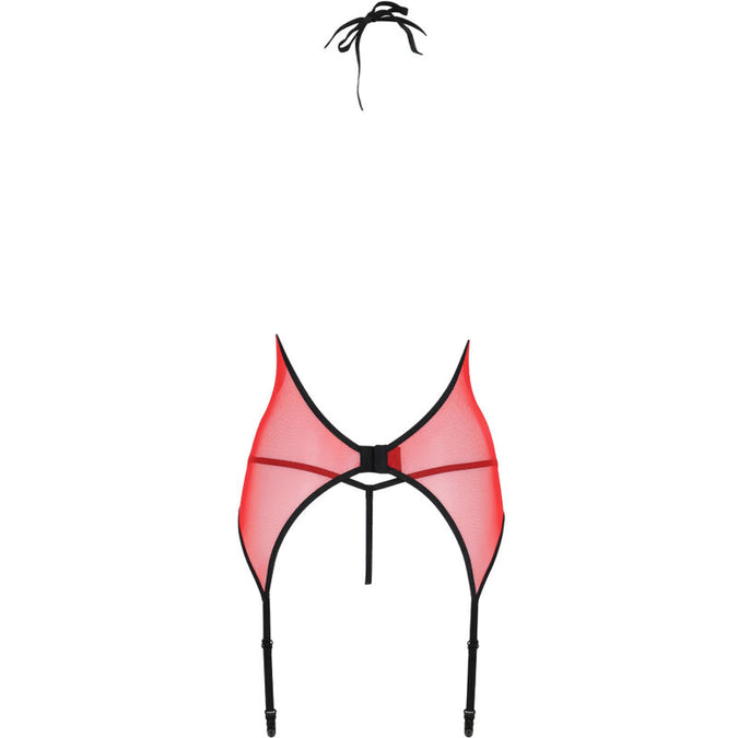 Passie – Peonia Corset Erotische Lijn Rood L/xl