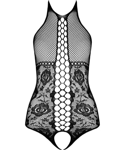 PASSION - BS094 ZWARTE BODYSTOCKING ONE SIZE