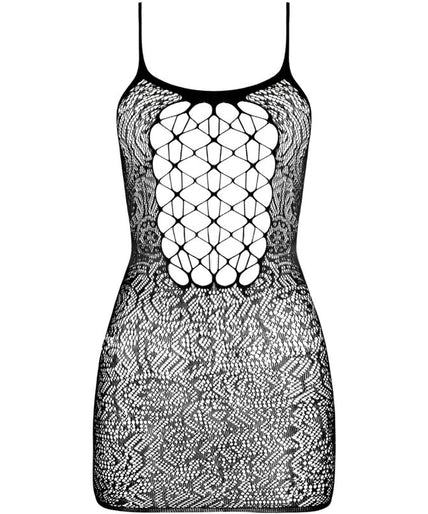 PASSION - BS096 BLACK BODYSTOCKING ONE SIZE