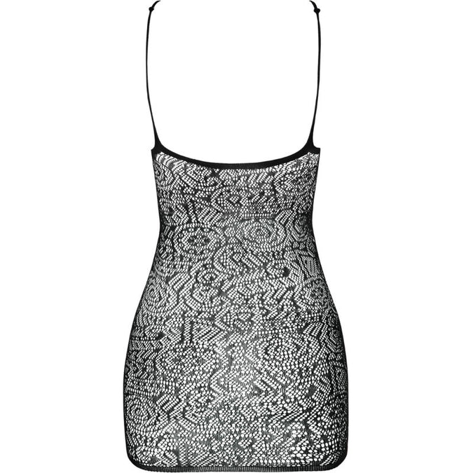 Passie – Bs096 Zwarte Bodystocking One Size