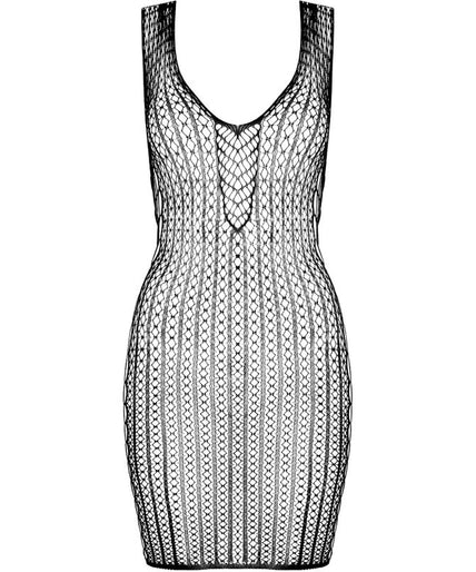 PASSION - BS097 BLACK BODYSTOCKING ONE SIZE