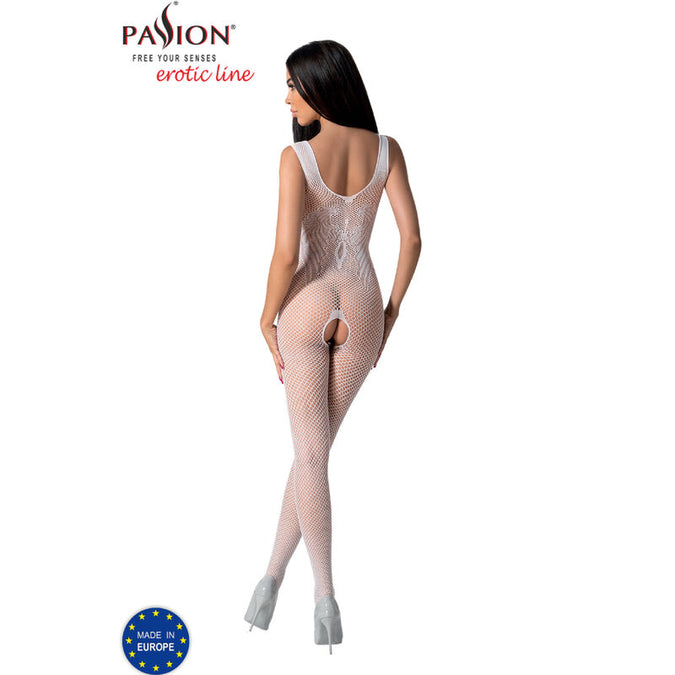 Passion – Bs098 White Bodystocking One Size