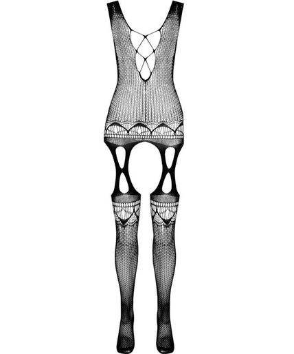 PASSION - BS099 ZWART BODYSTOCKING ONE SIZE