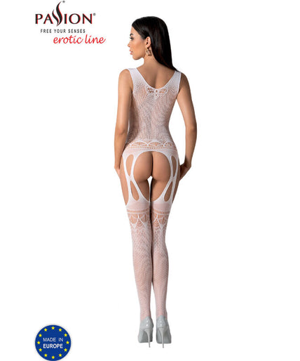 PASSION - BS099 WHITE BODYSTOCKING ONE SIZE