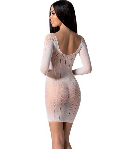 PASSION - BS101 WITTE BODYSTOCKING EEN MAAT