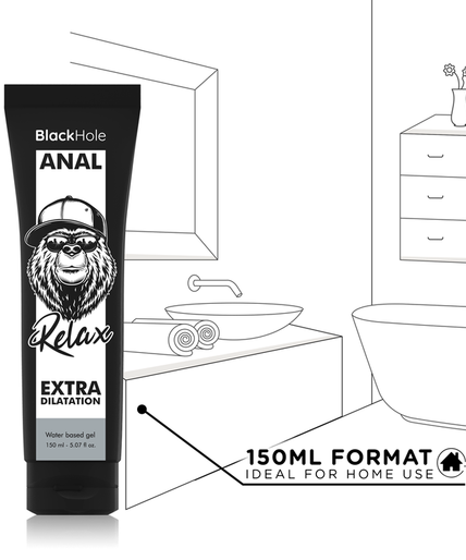 BLACK HOLE - WATERBASIS GEL ANALE DILATATIE 150 ML