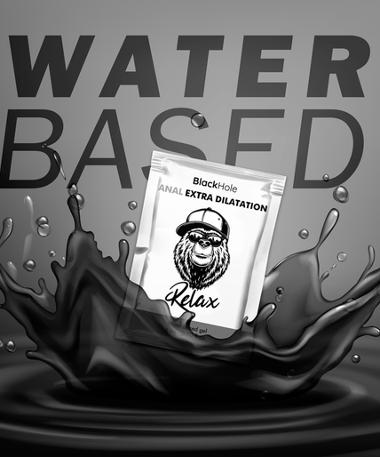 BLACK HOLE - GEL OP WATERBASIS EXTRA VERWIJDING 6 ML ÉÉN DOSERING