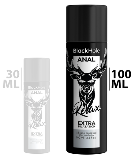 BLACK HOLE - GEL SILICONE OP BASIS VAN SILICONE VOOR ANALE VERWIJDING 100 ML