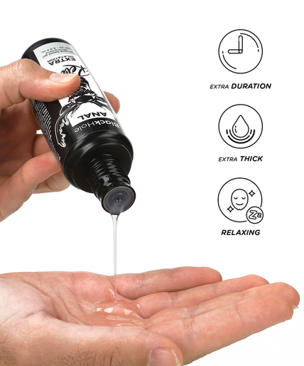 BLACK HOLE - GEL SILICONE BASE ANAL DILATION 100 ML