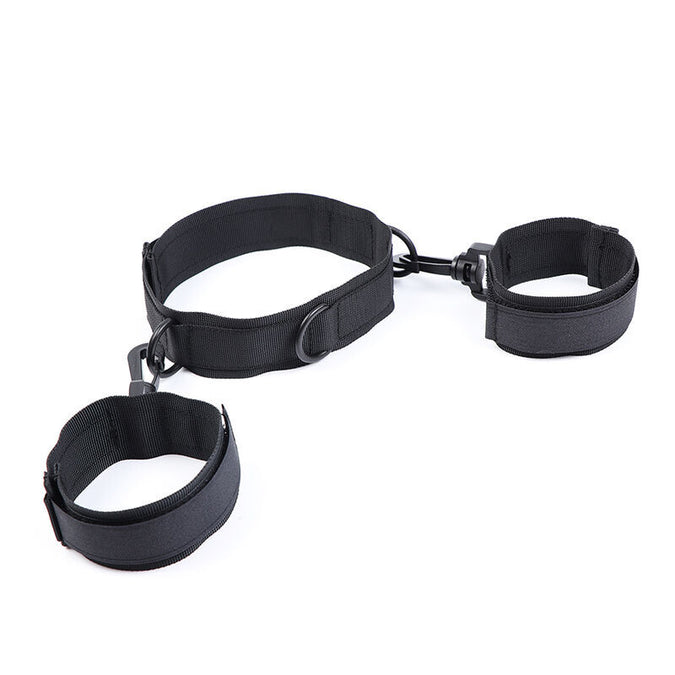 OHMAMA FETISH - NYLON HANDBOEIEN EN HALSBAND