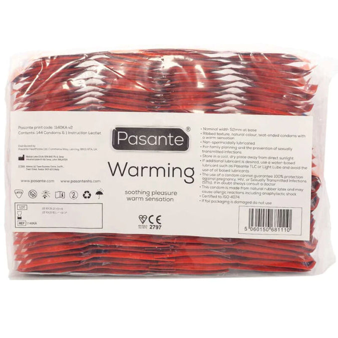 PASANTE - CONDOSM VERWARMEND EFFECT ZAK 144 STUKS