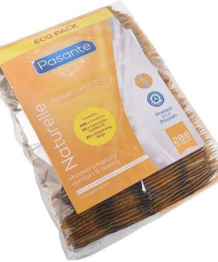 PASANTE - CONDOMS ECO PACK NATURELLE BAG 288 UNITS