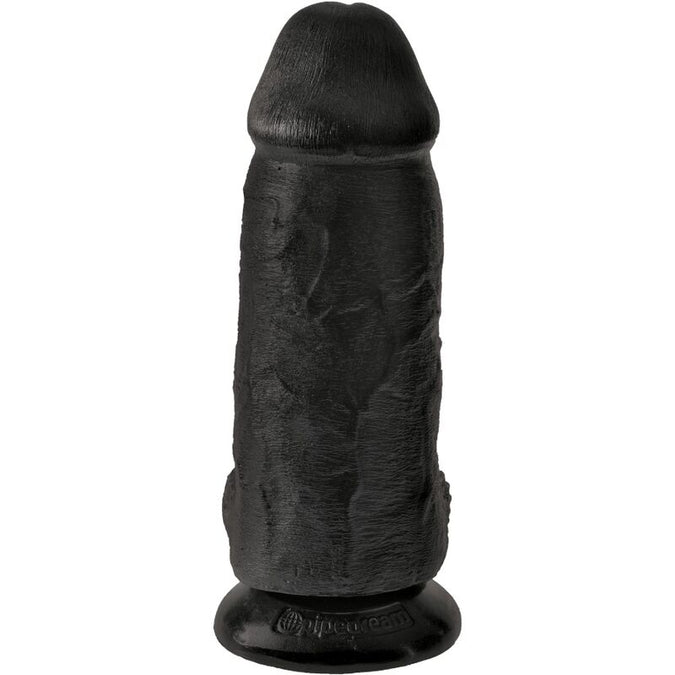 King Cock – Chubby Realistic Penis Black 23 cm