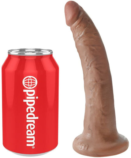 KING COCK - REALISTIC PENIS 17.5 CM CARAMEL