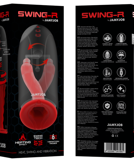 JAMYJOB - SWING-R HEATING EFFECT, SWING TECH AND VIBRATION MASTURBATOR