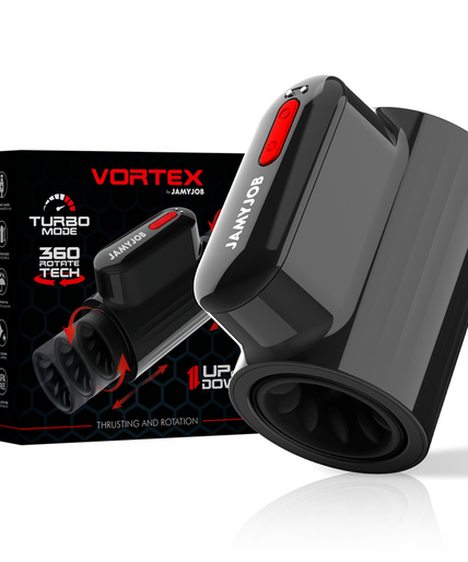 JAMYJOB - VORTEX THRUSTING AND 360 ROTATE TECH TURBO MODE MASTURBATOR