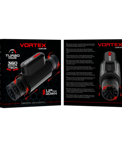 JAMYJOB - VORTEX THRUSTING AND 360 ROTATE TECH TURBO MODE MASTURBATOR