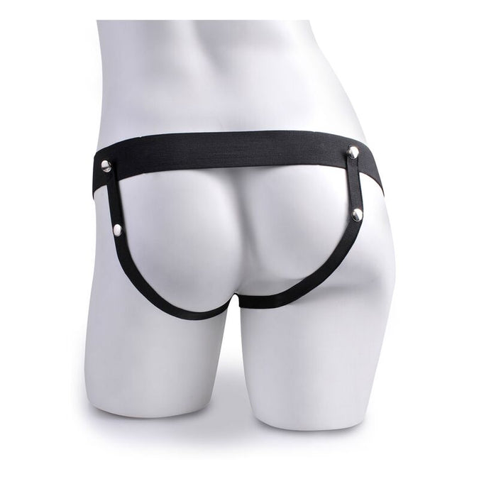 FETISH FANTASY SERIES - VERSTELBAAR HARNAS REALISTISCHE PENIS MET BALLEN SPUITEND 19 CM